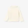 Camiseta infantil da moda Little maven estilo europeu e americano, top infantil de manga comprida e gola alta para outono, camiseta básica para bebê