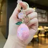 Accesorios creativos transfronterizos de mango y limón, llaveros de coche modernos y populares, colgantes de bolsa de frutas de alto valor