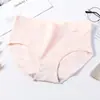 Ropa interior para mujer cintura cadera transpirable sin costuras sexy calzones algodón cómodo ropa interior para niñas color liso simple