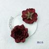 Simulación de rosa de 12 cm de diámetro, cabeza de rosa Leffi, guirnalda de flores hecha a mano para decoración de pared, flor artificial, flor decorativa.