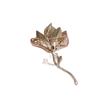 Broche Magnolia Polvo Claro Sentido Avanzado Lujo Ligero Accesorios para Ropa de Mujer de Alta Gama Cintura Ajustada Solapa Metida Alfiler para Ropa Joyería