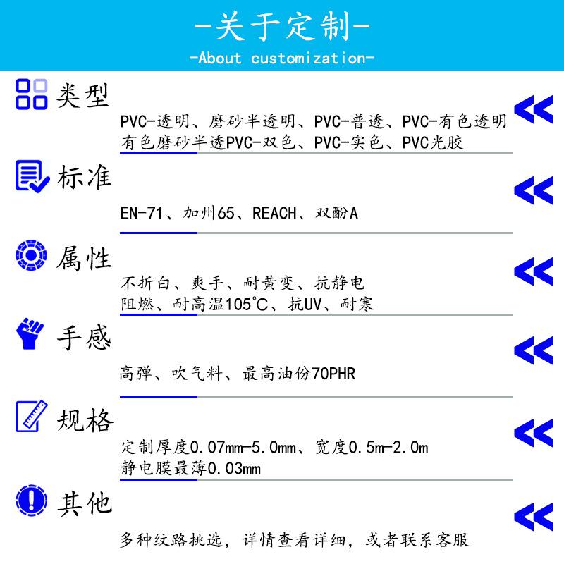 聚氯乙烯PVC压延环保有色磨砂吹气光胶薄膜防水                   雨衣材料PVC吹气膜
