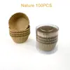 Fabricante 100/200/300 Bases para Cupcakes de Horneado Blanco Puro Papel a Prueba de Grasa de Grado Alimenticio Vasos para Pasteles