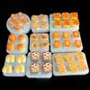 Mini Molde de Silicona para Pan Realista con Forma de Corazón Molde para Hornear Hot Dogs Molde de Silicona para Resina