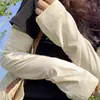 Guantes de Protección Solar para Mujer Mangas de Seda de Hielo Verano Conducción Protección Solar Protección UV Mangas para Brazos Mangas de Hielo Mangas Frescas