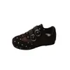 Tênis Mary Jane Retro Bolinhas Estilo Coreano para Meninas 2026 Novo Tênis Casual Board Shoes para Meninas com Tira de Dupla Fivela Sapatos Forrest Gump