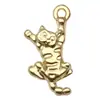 Venda Quente Transfronteiriça KC Liga de Ouro Série Animal Gato Pingentes Charms DIY Pulseira Colar Brinco Acessórios de Joias