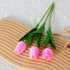 Mini Tulipán Artificial de PU Flor Artificial Decoración para el Hogar y Bodas Sensación Transfronteriza Flor Artificial Flor de Plástico Venta al por Mayor
