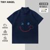 Polos de Manga Curta para Meninos e Meninas Roupas de Verão Infantis 2025 Novo Médio e Grande Estudantil Infantil Manga Curta Casual Camiseta Tops Tendência