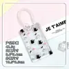 Porta-Cartão Transparente Deslizante Desenho Animado Anti-Perda Cartão de Campus Porta-Cartão de Água Cordão para Pescoço Capa Protetora para Crachá de Trabalho Lanyard Estilo Fofo