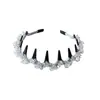 Diadema de Alta Gama con Dientes, Nuevo Modelo 2026, Diadema Versátil Estilo Hada para Celebridades de Internet, Pasador de Pelo de Alta Gama, Accesorio para el Cabello Estilo Coreano