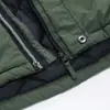 Procesamiento Personalizado de Ropa Infantil, Chaqueta de Algodón Verde Militar, Chaqueta Gruesa Espesa para Deportes al Aire Libre