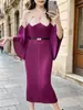 Vestido Miyake Saia Longa Luxo Leve Toque de Alto Padrão Saia Plissada Tamanho Grande Vestido Formal Comércio Exterior Transfronteiriço Exportação Fábrica de Roupas Femininas
