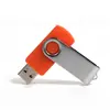 Pen Drive Logotipo Personalizado Leilão Publicidade Exposição Presente Atacado 16g Pen Drive USB Metal Rotativo Gravado 32g Pen Drive