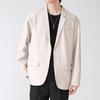 LKTM Traje de Hombre# Traje de Hombre Moda Coreana Apuesto Túpido Casual Diseño Holgado Nicho Comodín Chaqueta de Traje