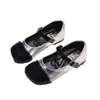 Zapatos Pequeños de Cuero para Niñas 2024 Primavera Nuevos Zapatos Infantiles Suela Suave Zapatos de Princesa Tesoro de Mujer Populares en Línea Estilo Extranjero Zapatos Individuales Primavera y Otoño
