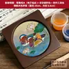 Posavasos de Esmalte Cloisonné Materiales Hechos a Mano para DIY Base Electrónica de Cloisonné Artesanía Tradicional Obras de Arte Tarea Regalo para Team Building