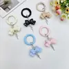 Pingente de Laço Fofo Acessórios de Joias para Celular Fivela de Liga Partícula Fofa Elevada Corrente Pendurada DIY Corrente Pendurada para Bolsa de Joias
