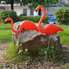 Decoraciones Navideñas, Flamencos de Plástico Simulados, Adornos de Pájaros Falsos, Decoraciones de Animales para Jardín y Jardinería, Suministros para Exteriores, Bandada de Pájaros