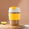 Copo de vidro duplo para beber, copo de café feminino de alto valor de beleza, portátil, fofo, portátil, isolado, leite, cristal, copo de água