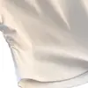 Camiseta de Algodão Puro Estampa de Gato Nicho Manga Curta Design Verão Slim Ombro Direito Chique Bonita Manga Curta Top Feminino
