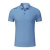 Camisa Polo com Gola Lapela Transfronteiriça Logo Personalizado Roupas para Trabalho em Grupo Camisa de Publicidade Cultural Camiseta de Manga Curta Estampada com Texto e Imagem Bordado