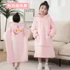 Manta para siesta de estudiante Otoño e Invierno Manta tipo capa engrosada Chal para siesta en el aula Niños de primaria Guardería Especial