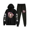 Traje casual de moda con capucha para hombre y mujer con estampado de estilo popular de Ghost Blade Sun Man transfronterizo 2022