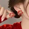 Hazte Rico Pronto, Año del Caballo, Pendientes de Caballo Rojo, Nuevo Estilo Popular 2026, Pendientes de Gama Alta para Mujer