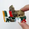 Ímã de Geladeira Criativo Coliseu Italiano de Resina Souvenir de Viagem Criativo Adesivo Magnético Artesanato