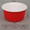 Caja de Embalaje de Plástico Fabricante Mayorista Desechable Doméstico Cajas Rojas para Comida, Loncheras de PP Grado Alimenticio con Tapas