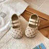 Zapatos de niña estilo Birkenstock con suela blanda, colección primavera/verano 2026, zapatos para niños, zapatos pequeños de piel para bebé niña, zapatos de princesa para niña pequeña