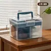 Caja de Almacenamiento para Juego de Té Portátil Bnbs Bai Nabaon con Tapa, Dividida en Compartimentos, a Prueba de Humedad, para Guardar Tazas de Té y Tetera Kung Fu