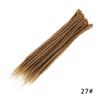 Reggae trenza sucia hecha a mano ganchillo trenza sucia trenza africana peluca fibra química cruzada trenza sucia suministro de fábrica
