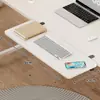 Tablero de Extensión para Escritorio Oficina Escritorio Perforación-Gratis Ampliación Extensión Artefacto Escritorio de Computadora Plegable Bandeja para Teclado