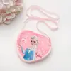 Bolso Cruzado de Peluche Creativo Transfronterizo para Niños Bolsa de Hombro de Dibujos Animados para Niños Monedero de Sanrio Amor Hielo y Nieve