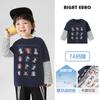 Camiseta de Manga Larga para Niño Estilo Europeo Derecho Atuendo de Otoño Camiseta Básica para Bebé Ropa Infantil Nueva 2026 Top para Niños de Primavera y Otoño