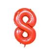 Globos de Aluminio con Números Grandes Versión Americana de 40 pulgadas para Decoración de Fiesta de Cumpleaños Globos de Aluminio con Números