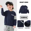Suéter Europeu para Meninos Inverno Espessado Top para Meninos 2026 Nova Roupa Infantil Roupas para Crianças Bebês Crianças Pequenas Roupas de Inverno