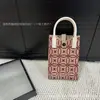Nueva Bolsa de Teléfono Móvil Tejida Estilo Coreano, Mini Bolso de Mano, Bolso Cruzado de Gama Alta, Bolsa de Nochevieja