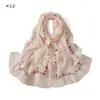 Novo Lenço de Chiffon com Estampa Floral Digital Primavera/Verão Transfronteiriço, Lenço Longo Versátil Floral Artístico para Mulheres, Lenço de Seda para Cabeça