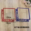 Criação Criativa de Anel de Porcelana Azul e Branca Estilo Chinês Material de Borda Adesivos de Parede Decorativos Tema de Layout de Sala de Aula de Jardim de Infância Parede