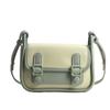 Nicho francês Cambridge Bolsa feminina 2023 Nova moda cor contrastante pequena bolsa quadrada axilas bolsa All-match ombro crossbody bolsa