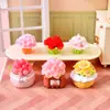 Adornos de Micro Paisajismo, Jardinería y Paisajismo, Hermosas Flores Pequeñas, Decoraciones Artesanales de Resina para Escritorio del Hogar, Adornos Pequeños