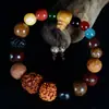 Pulsera de Cuentas de Buda Bodhi Dieciocho Duobao King Kong Pulsera de Cuentas Naturales de Bodhi Estilo Étnico Juego Cultural Personalizado