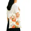 Bolsas de lona personalizáveis, sacolas de compras de grande capacidade e bolsas de ombro para ir ao trabalho; impressão de logotipo disponível mediante solicitação