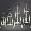 Caballete de Madera para Estudiantes de Arte, Tabla para Bocetos y Dibujo, Soporte de Exhibición Triangular, Madera Maciza, Ajustable