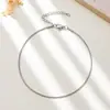 Popular Cadena de Serpiente Redonda de Acero Inoxidable para Collar y Pulsera de Amazon Acero de Titanio Joyería DIY Estilo Clásico Ins Europeo y Americano