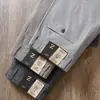 Pantalones Grises Transpirables de Algodón y Lino Nuevos de Verano 2025 para Hombre Suaves y Cómodos de Cintura Media-Alta Rectos Casuales de Negocios para Hombre