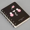 Cuaderno Espiral A7 Lindo Bloc de Notas de Bolsillo Portátil Papelería para Estudiantes Cuaderno de Dibujos Animados Cuaderno Espiral Estilo Fresco Venta al por Mayor